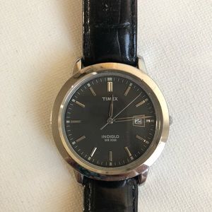 Used Black Timex watch